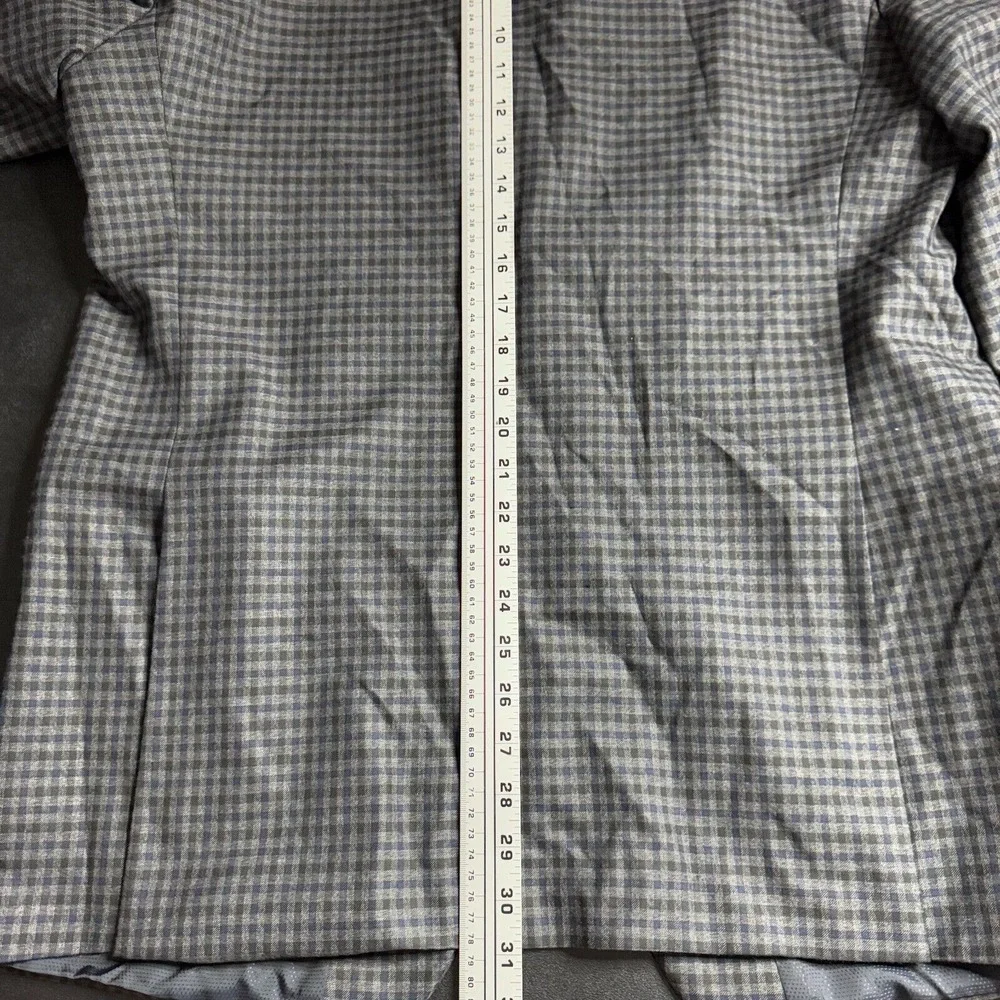 Michael Kors Blazer Sport Coat‎ 42L Mens Gray Check